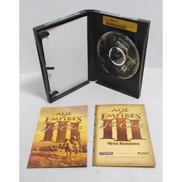 MICROSOFT GAME STUDIOS AGE OF EMPIRES III PC GAME LOT W 2 EXPANSION PACKS & KEYS - Picture 6 of 6